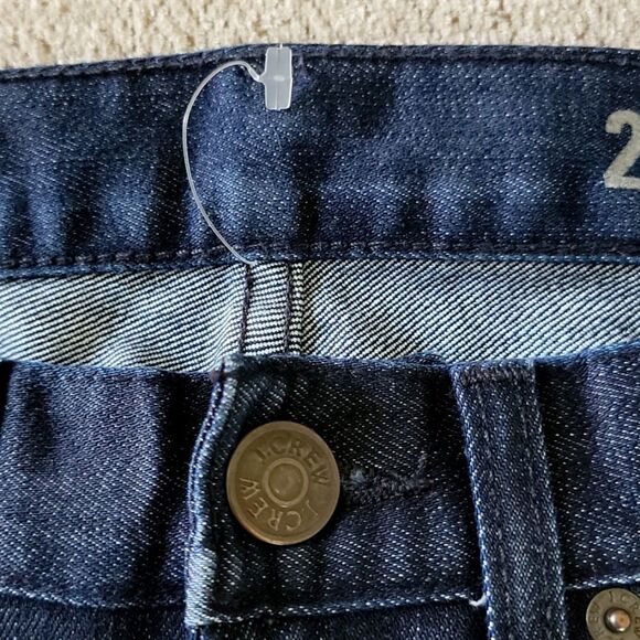J Crew NWOT Toothpick Low Rise Skinny Dark Blue Jeans - Size 24 - Picture 6 of 15